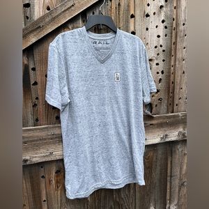 Nordstrom Men’s Small THE RAIL Heathered Gray T Shirt Short Sleeve
